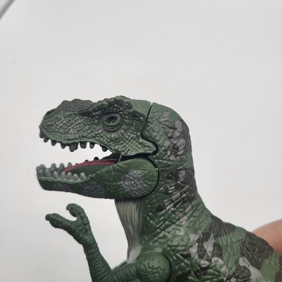 Kid Galaxy Tyrannosaurs Rex T-Rex Posable Dinosaur Action Toy Light and Sound - Picture 3 of 8